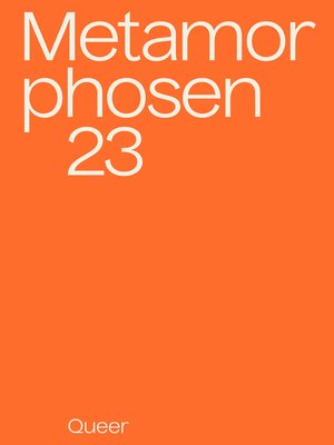 cover image of metamorphosen 23 – Queer